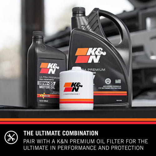 K&N 5 QUARTS+PACKAGES (HONDA,MITSUBISHI) ULTRA PREMIUM API-SP ILSAC GF-6A GASOLINE OIL