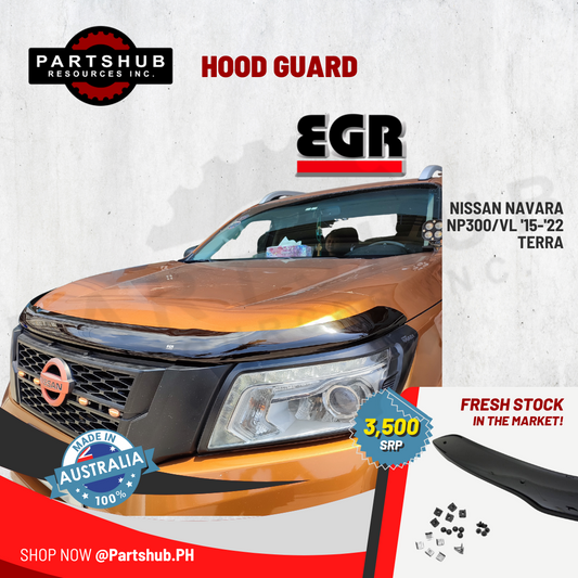 EGR HOOD GUARD (NISSAN NAVARA NP300 '15-'20) SMOKE TYPE