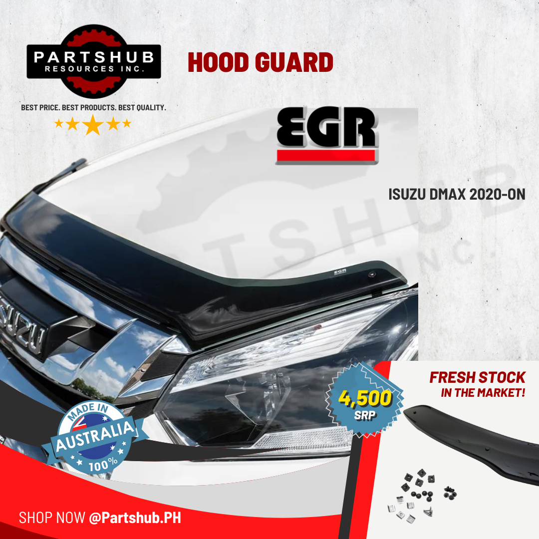 EGR HOOD GUARD (ISUZU DMAX '20-ON) SMOKE TYPE
