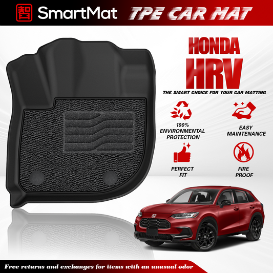 SmartMat Dual Layer Car Mat 2 rows for Honda HRV Hybrid/Gas 2022 up to latest