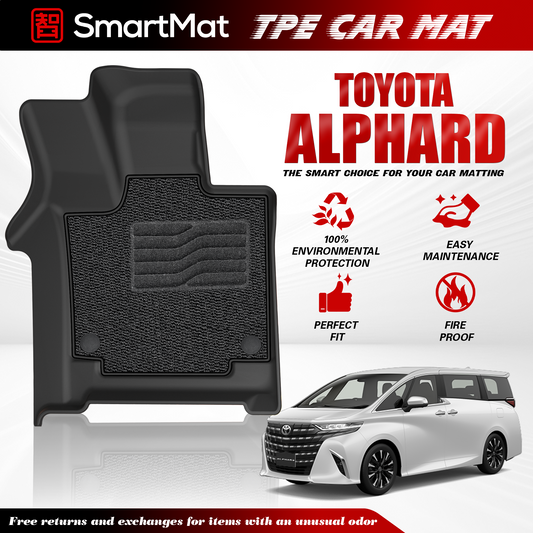 SmartMat Dual Layer Car Mat 3 rows van for Toyota ALPHARD Hybrid 2025 up to latest