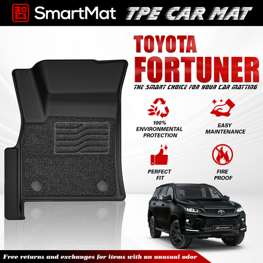 SmartMat Dual Layer Car Mat 3 Rows for Toyota Fortuner 2015 up to latest
