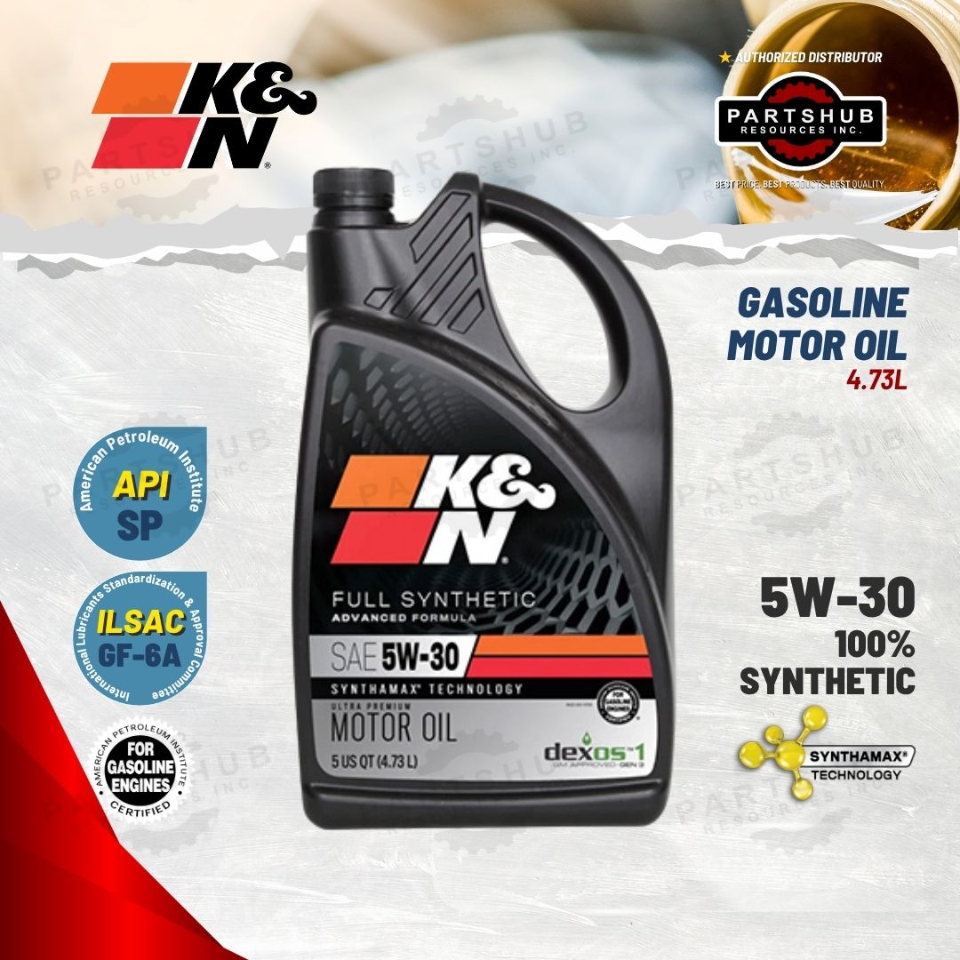 K&N 5W-30 5Q ULTRA PREMIUM SYNTHETIC GASOLINE MOTOR OIL