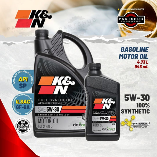K&N 5W-30 5Q ULTRA PREMIUM SYNTHETIC GASOLINE MOTOR OIL