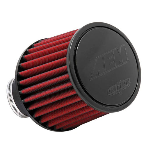 AEM DRYFLOW AIR FILTER (UNIVERSAL CONE TYPE DIAMETER 3"/HEIGHT 5.125")