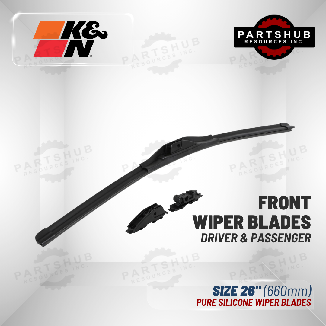 K&N PURE SILICONE WIPER BLADES (FRONT)