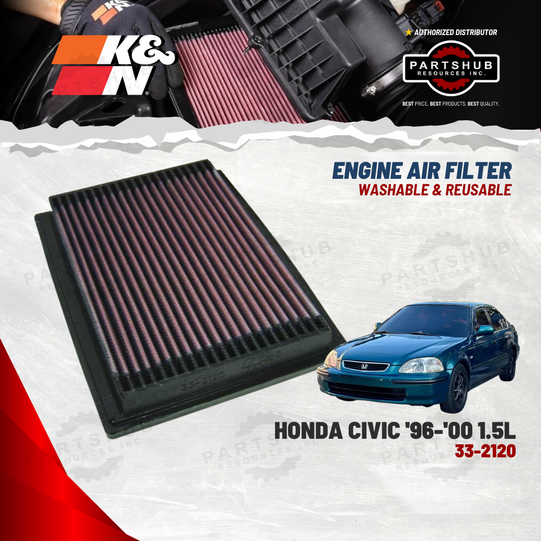K&N AIR FILTER (HONDA CIVIC '96-'00 1.5L)