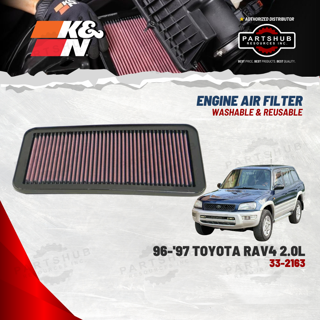 K&N AIR FILTER (1996-1997 TOYOTA RAV4 2.0L L4 Gas)