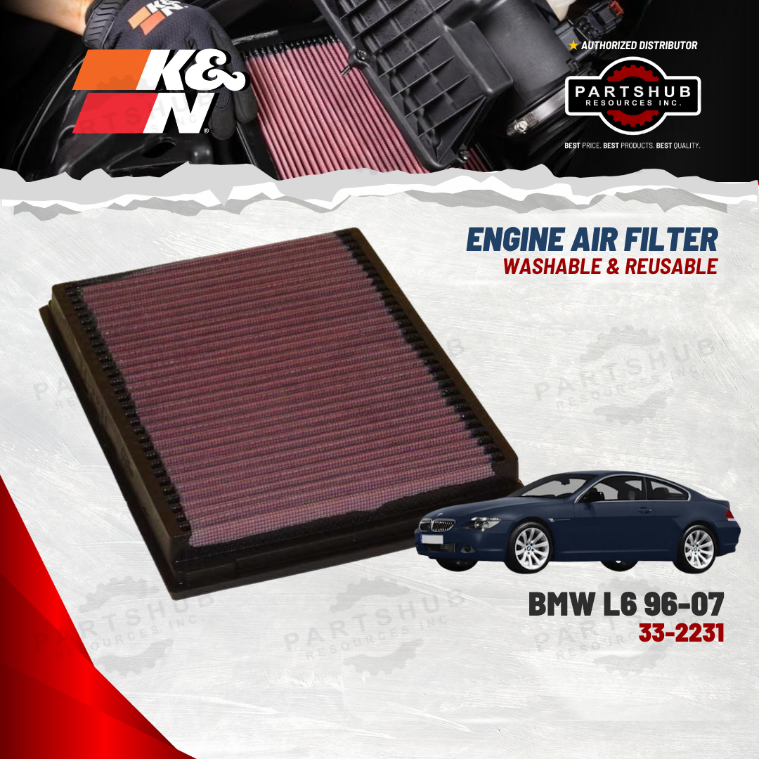 K&N AIR FILTER (BMW L6 '96-'07)