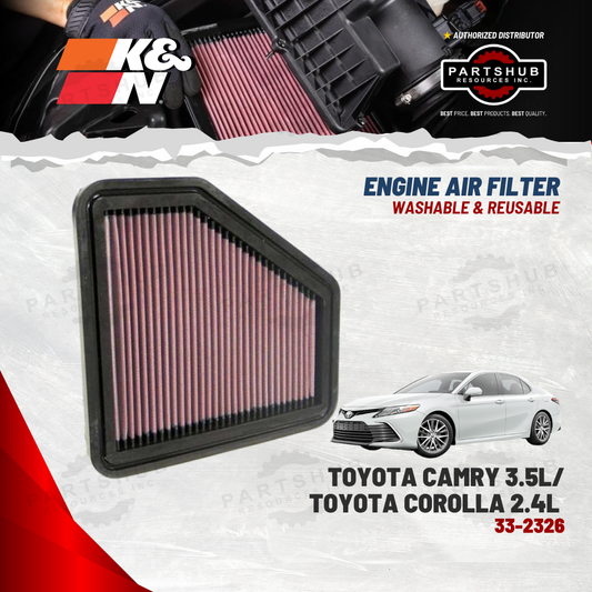 K&N AIR FILTER (Camry 2.4, Camry 3.5)