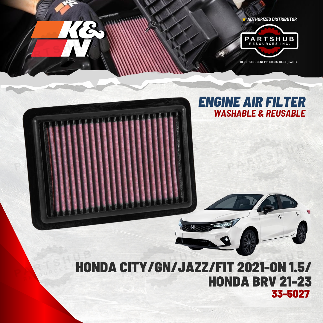 K&N AIR FILTER ( HONDA HRV,FIT,'21-'22 CITY 1.5L)