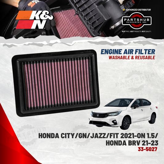 K&N AIR FILTER ( HONDA HRV,FIT,'21-'22 CITY 1.5L)