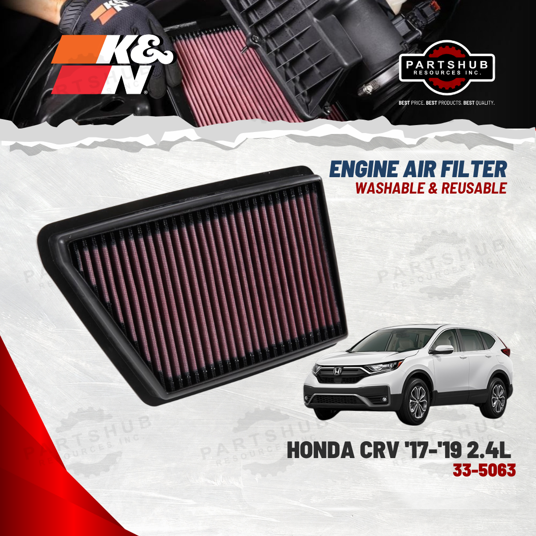 K&N AIR FILTER (‘17-'19 HONDA CRV 2.4L)