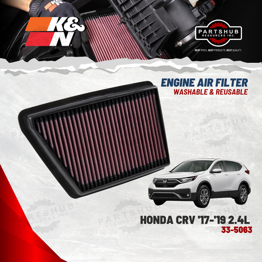 K&N AIR FILTER (‘17-'19 HONDA CRV 2.4L)
