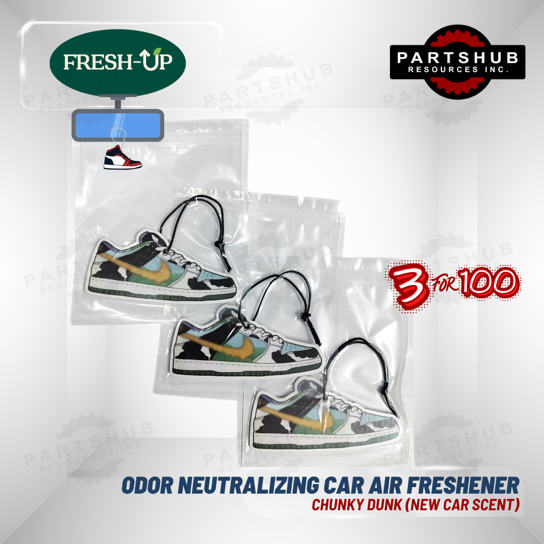 3 FOR 100 FRESHUP ODOR NEUTRALIZING CAR AIR FRESHENER (NEW CAR SCENT)