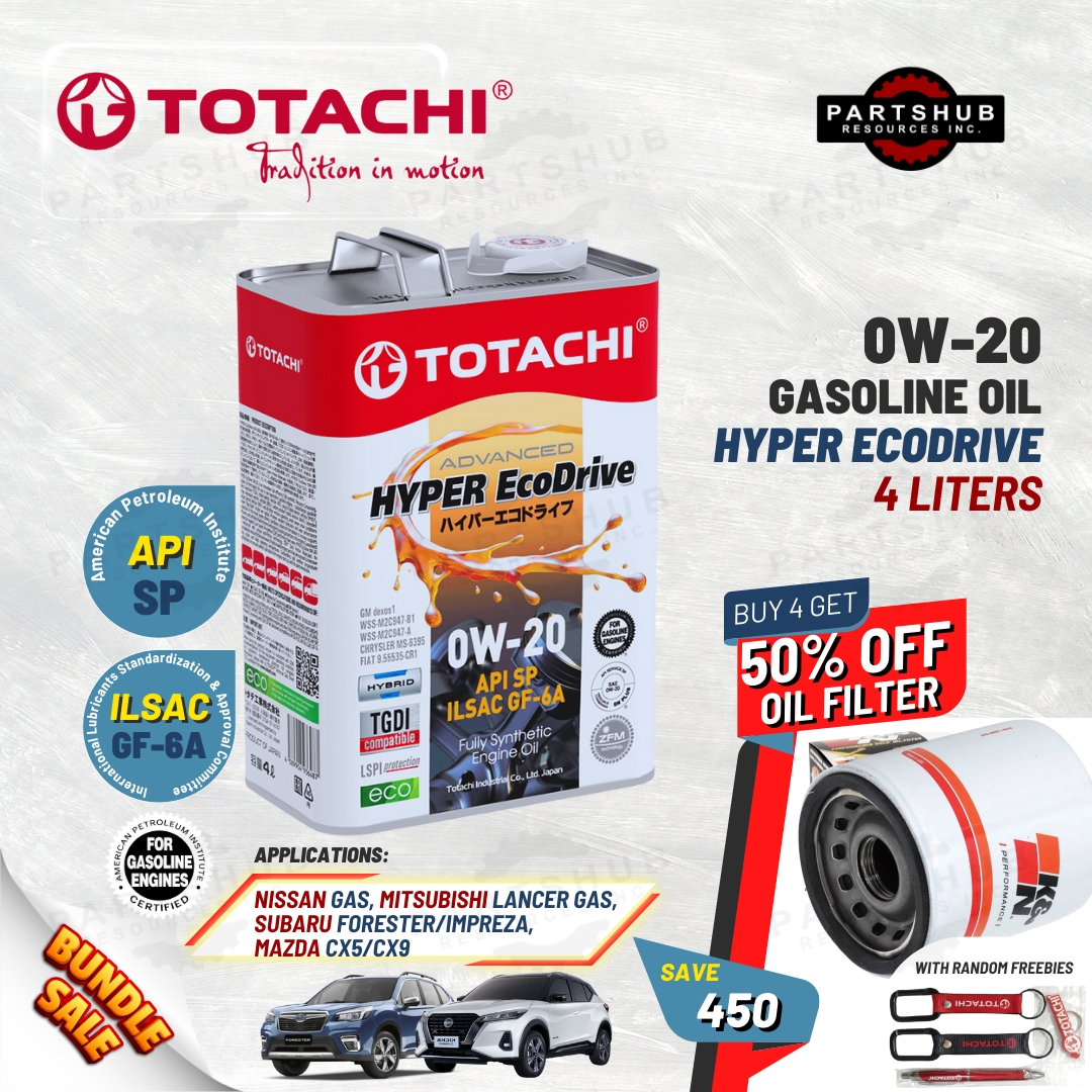 TOTACHI+PACKAGES (NISSAN,SUBARU) HYPER ECODRIVE API-SP ILSAC GF-6A GASOLINE OIL