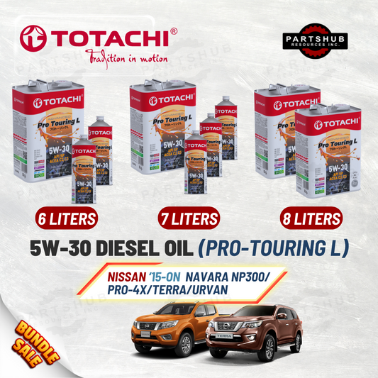 TOTACHI 5W-30+PACKAGES (NAVARA NP300/PRO-4X/TERRA) PRO TOURING L API-SP ACEA C2 C3 DIESEL OIL