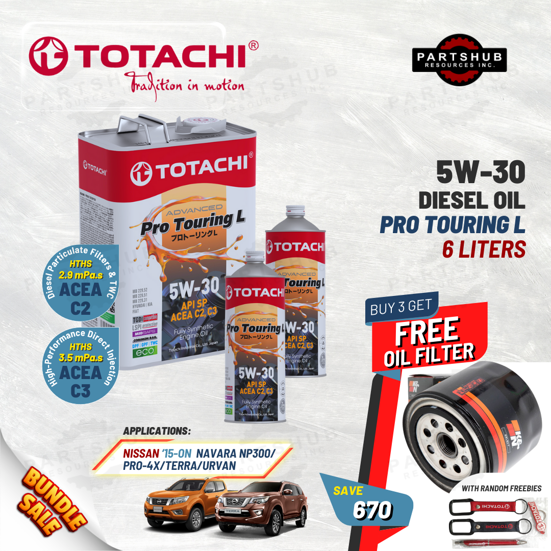 TOTACHI 5W-30+PACKAGES (NAVARA NP300/PRO-4X/TERRA) PRO TOURING L API-SP ACEA C2 C3 DIESEL OIL
