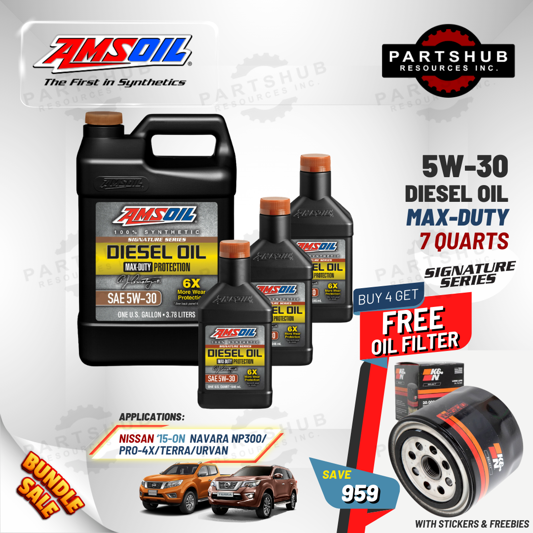 AMSOIL 5W-30+PACKAGES (NAVARA PRO-4X/NP300/TERRA) 6X MAX-DUTY SIGNATURE SERIES DIESEL OIL