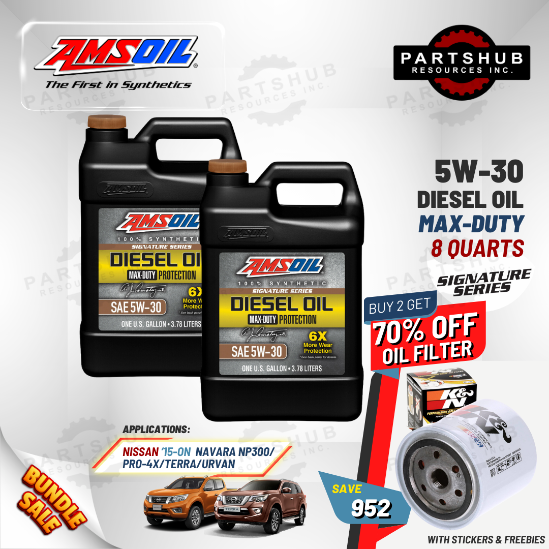 AMSOIL 5W-30+PACKAGES (NAVARA PRO-4X/NP300/TERRA) 6X MAX-DUTY SIGNATURE SERIES DIESEL OIL