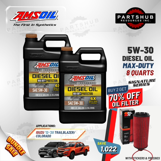 AMSOIL PACKAGES (TRAILBLAZER/COLORADO 2.4L/2.8L) DIESEL OIL