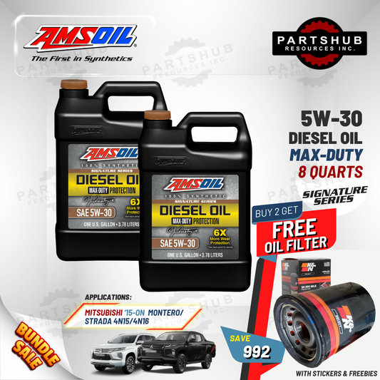 AMSOIL 5W-30+PACKAGES (4N15 MONTERO/STRADA) 6X MAX-DUTY SIGNATURE SERIES DIESEL OIL