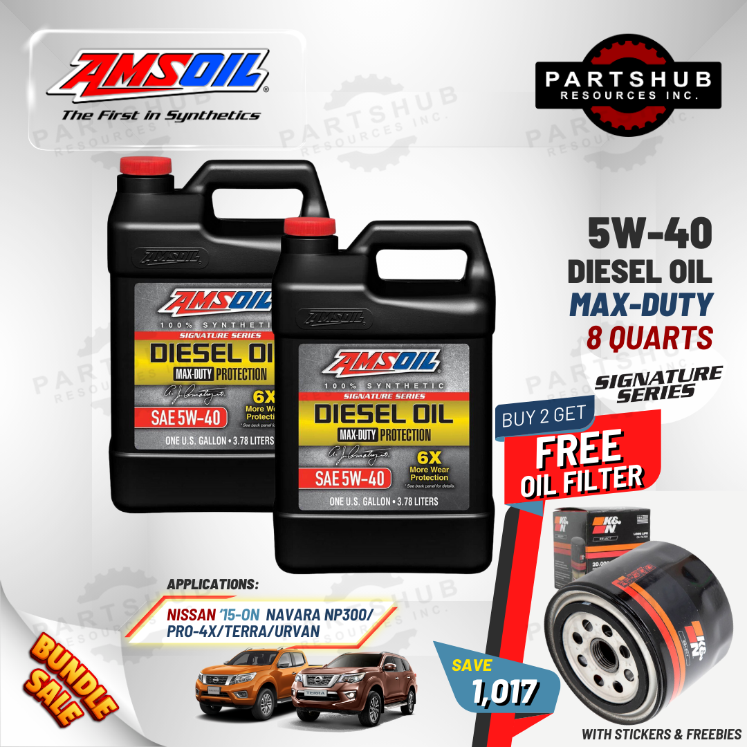 AMSOIL 5W-40+PACKAGES (NAVARA PRO-4X/NP300/TERRA) 6X MAX-DUTY SIGNATURE SERIES DIESEL OIL