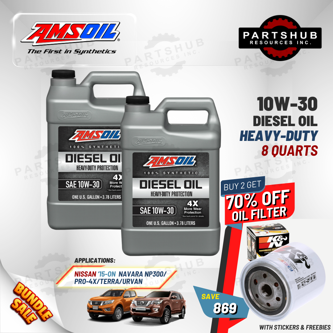 AMSOIL 10W-30+PACKAGES (NAVARA PRO-4X/NP300/TERRA) 4X HEAVY-DUTY DIESEL OIL