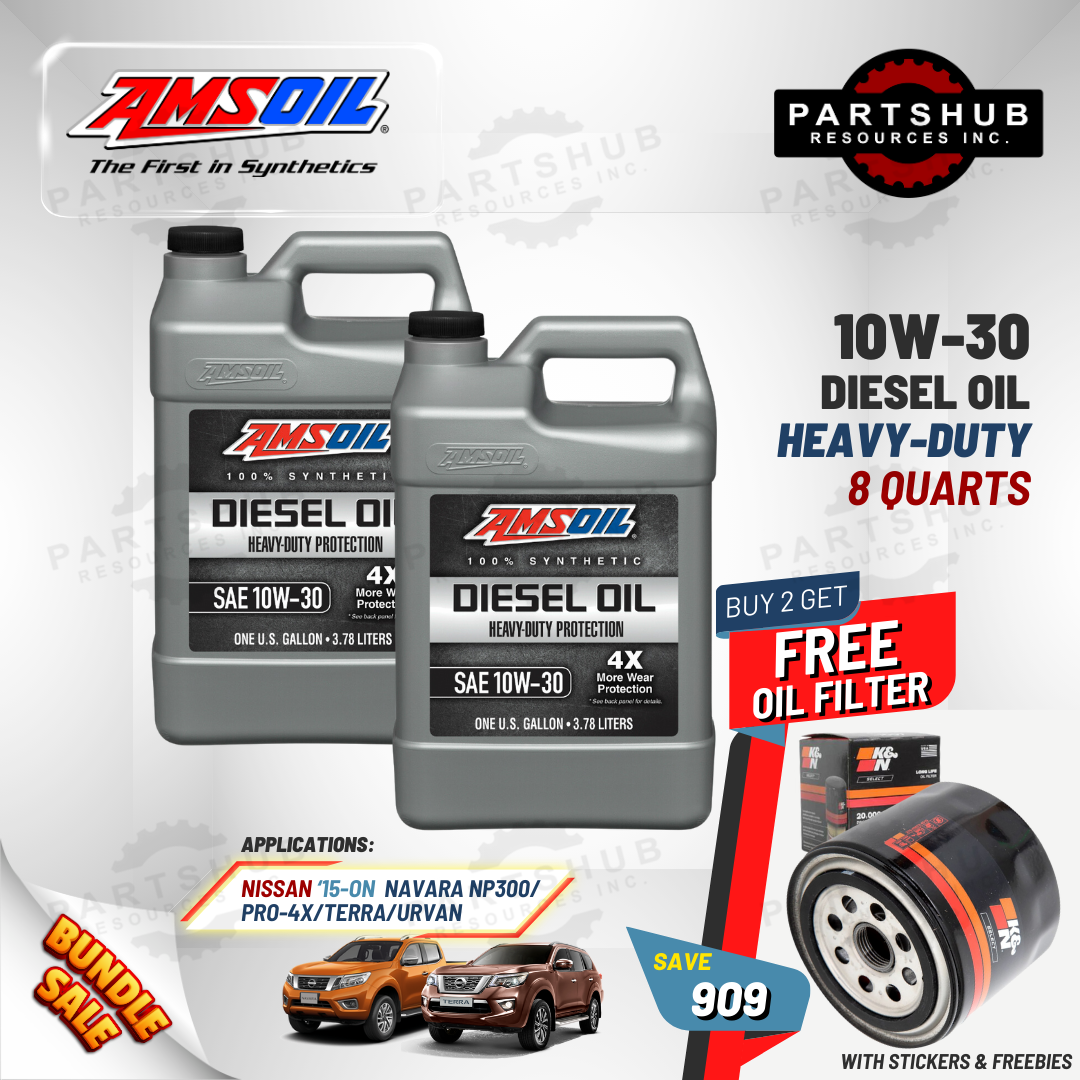 AMSOIL 10W-30+PACKAGES (NAVARA PRO-4X/NP300/TERRA) 4X HEAVY-DUTY DIESEL OIL