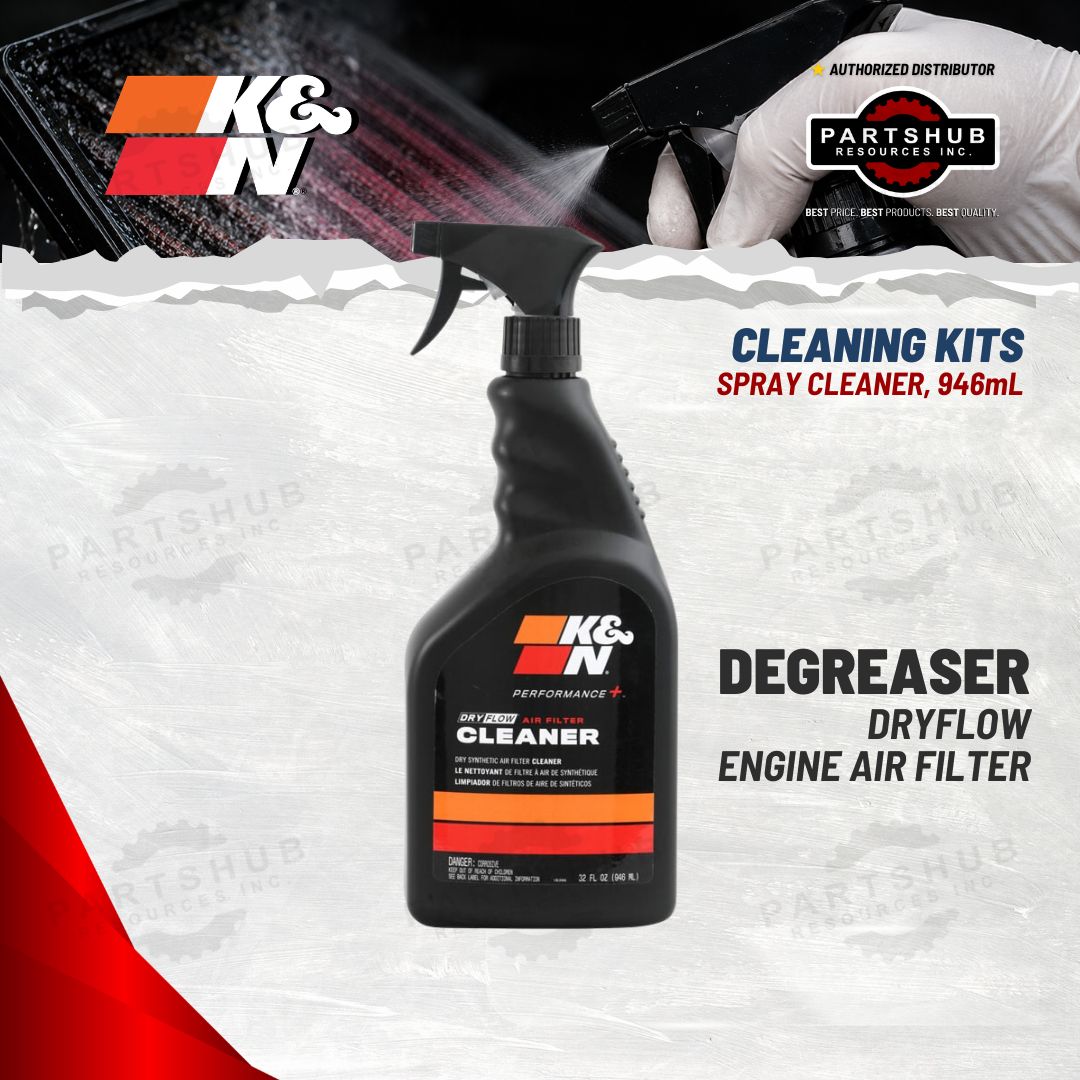 K&N CLEANING KIT DRYFLOW AIR FILTER CLEANER & DEGREASER 946mL