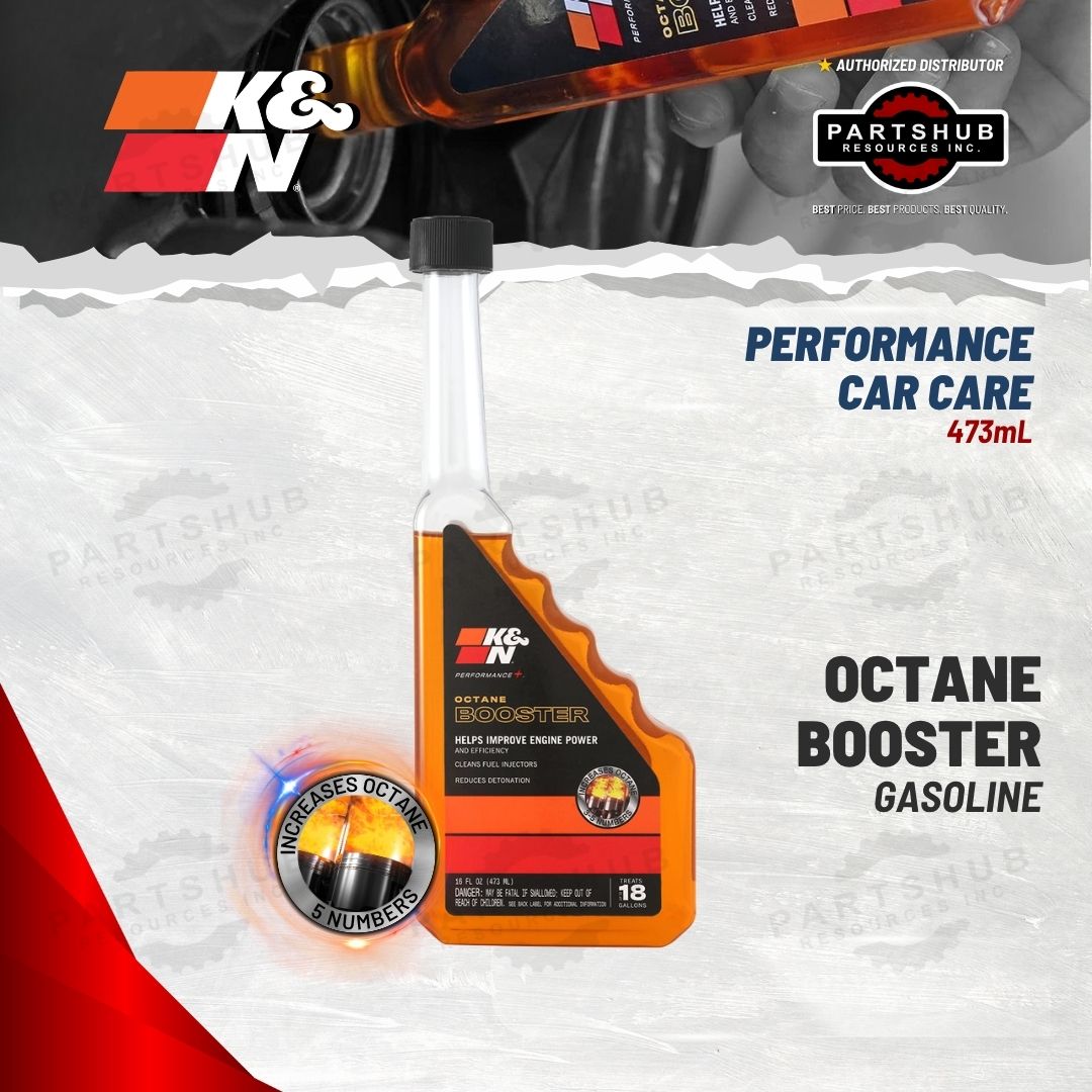 K&N PERFORMANCE CAR CARE OCTANE BOOSTER CAR & MOTORCYCLE GASOLINE 473mL