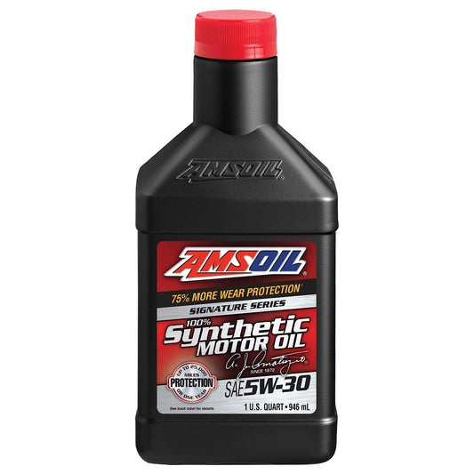 AMSOIL 5W-30 SIGNATURE SERIES SYNTHETIC GASOLINE MOTOR OIL 946mL