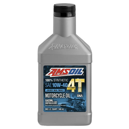 AMSOIL 10W-40 4T PERFORMANCE SYNTHETIC MOTORCYCLE OIL 946mL