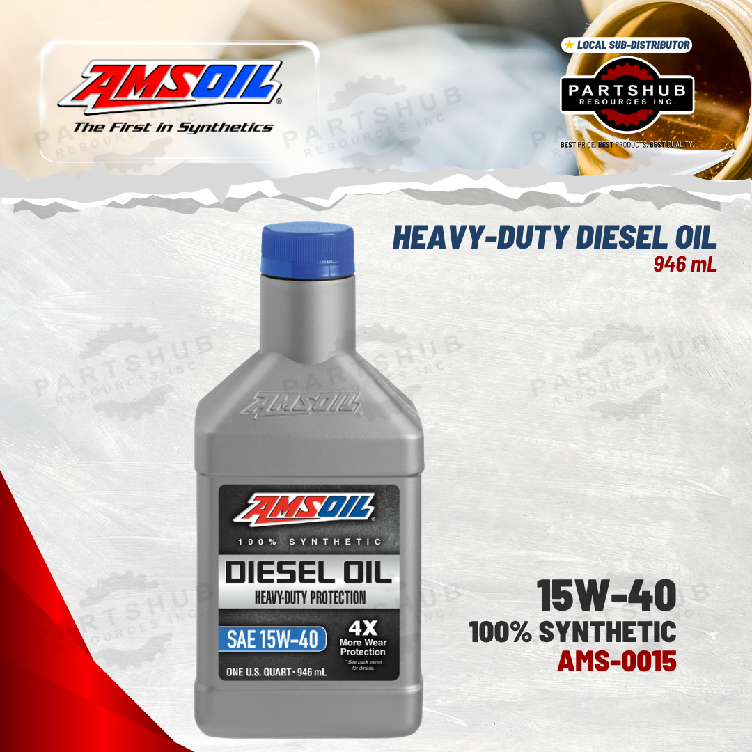 AMSOIL 15W-40 HEAVY-DUTY SYNTHETIC DIESEL OIL 946mL