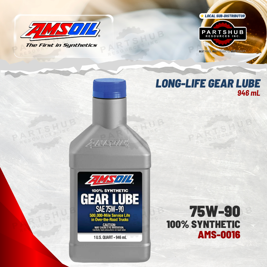 AMSOIL 75W-90 LONG LIFE SYNTHETIC GEAR LUBE 946mL