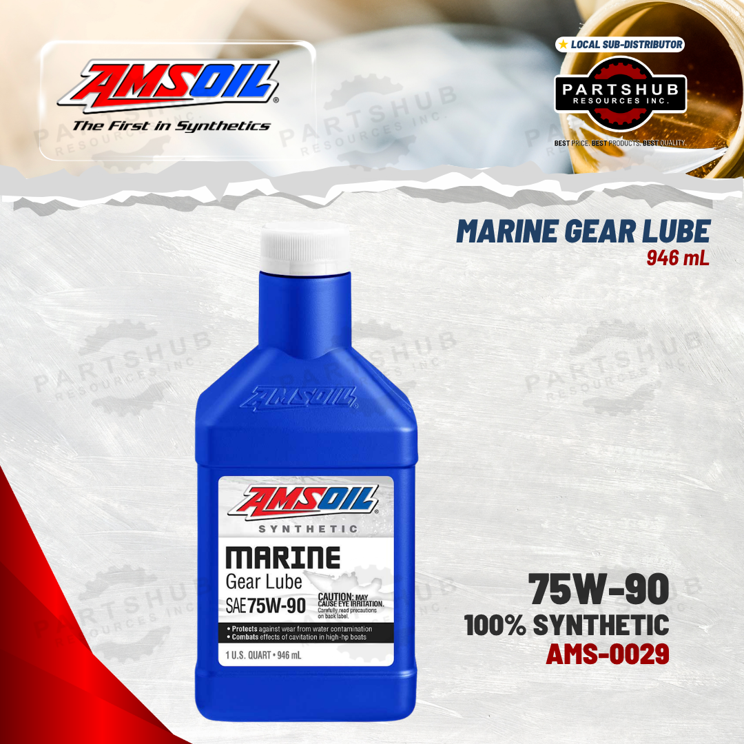 AMSOIL 75W-90 MARINE GEAR LUBE 946mL