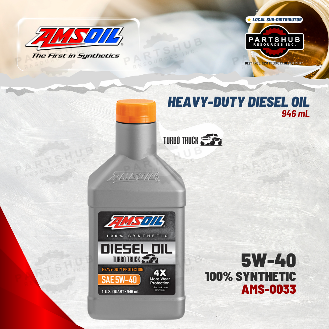 AMSOIL 5W-40 TURBO TRUCK 4X HEAVY-DUTY SYNTHETIC DIESEL OIL