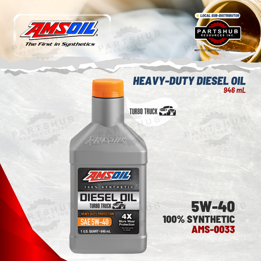 AMSOIL 5W-40 TURBO TRUCK 4X HEAVY-DUTY SYNTHETIC DIESEL OIL