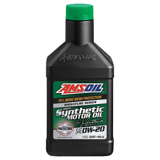 AMSOIL 0W-20 SIGNATURE SERIES SYNTHETIC GASOLINE MOTOR OIL 946mL