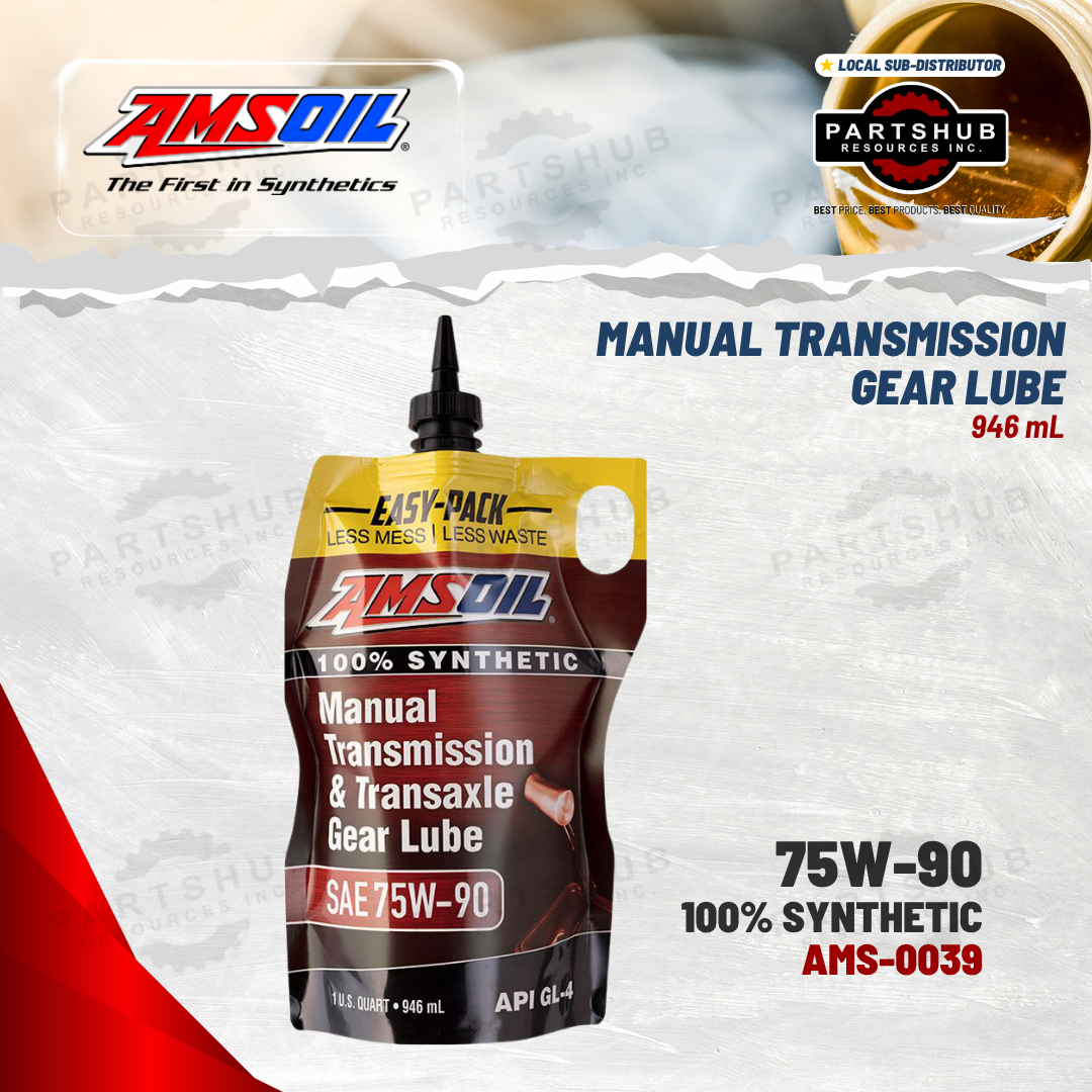 AMSOIL 75W-90 MANUAL TRANSMISSION FLUID & TRANSAXLE GEAR LUBE 946mL