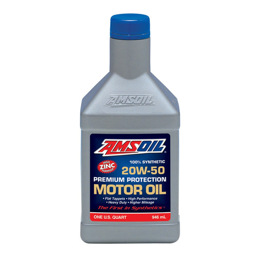 AMSOIL 20W-50 PREMIUM PROTECTION MOTOR OIL 946mL