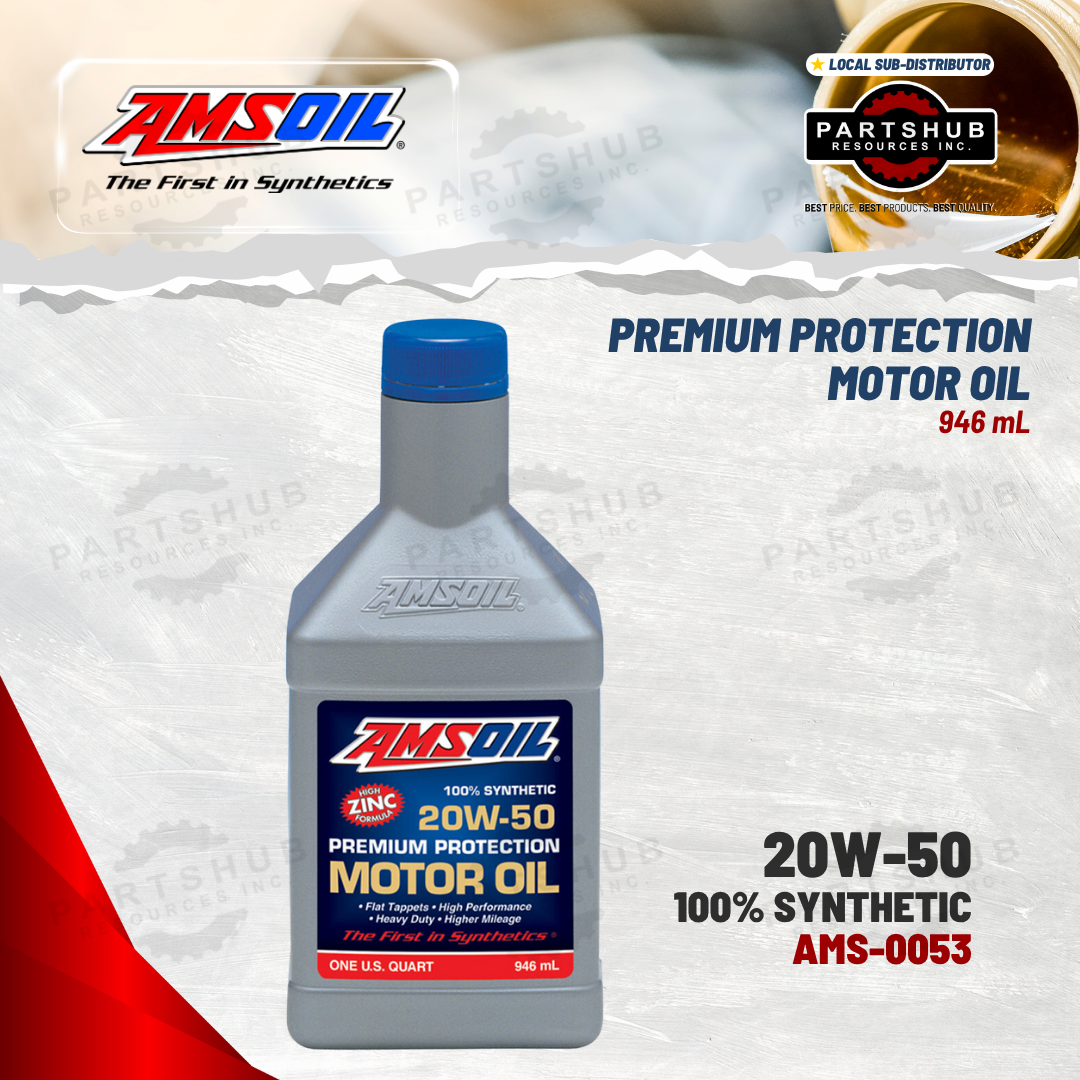 AMSOIL 20W-50 PREMIUM PROTECTION MOTOR OIL 946mL