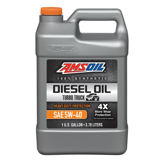 AMSOIL 5W-40 TURBO TRUCK 4X HEAVY-DUTY SYNTHETIC DIESEL OIL