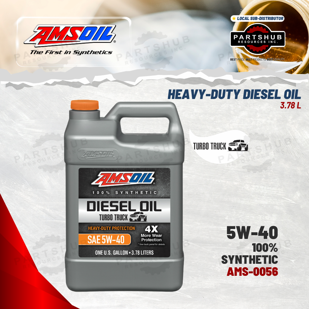 AMSOIL 5W-40 TURBO TRUCK 4X HEAVY-DUTY SYNTHETIC DIESEL OIL