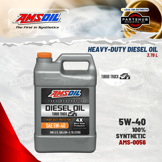AMSOIL 5W-40 TURBO TRUCK 4X HEAVY-DUTY SYNTHETIC DIESEL OIL