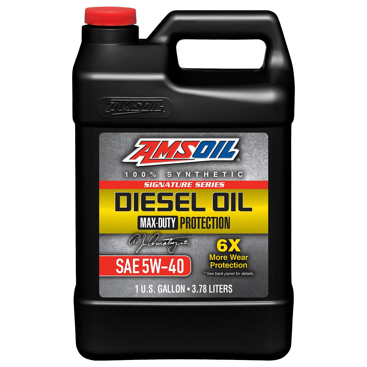 AMSOIL 5W-40 SIGNATURE SERIES 6X MAX-DUTY SYNTHETIC DIESEL OIL