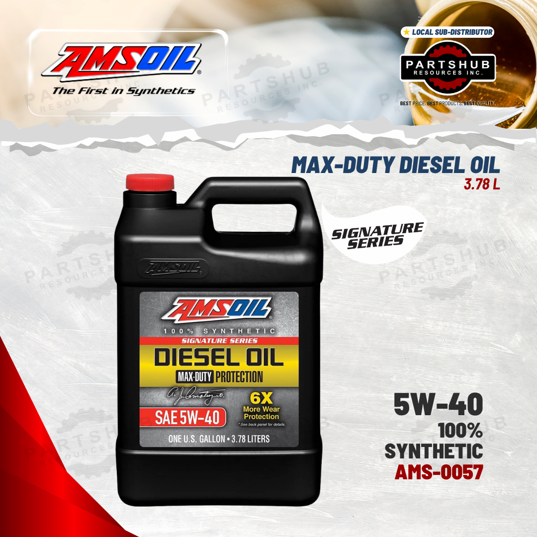 AMSOIL 5W-40 SIGNATURE SERIES 6X MAX-DUTY SYNTHETIC DIESEL OIL