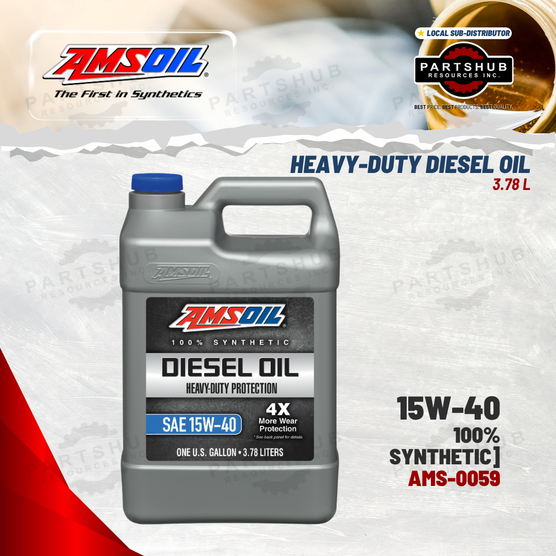 AMSOIL 15W-40 HEAVY-DUTY SYNTHETIC DIESEL OIL 946mL