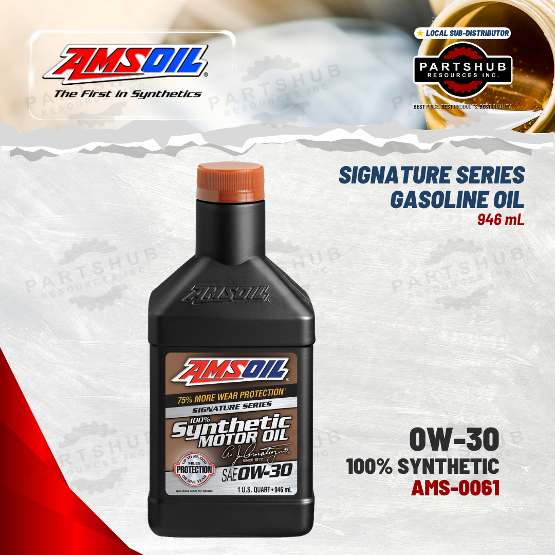 AMSOIL 0W-30 SIGNATURE SERIES SYNTHETIC GASOLINE MOTOR OIL 946mL