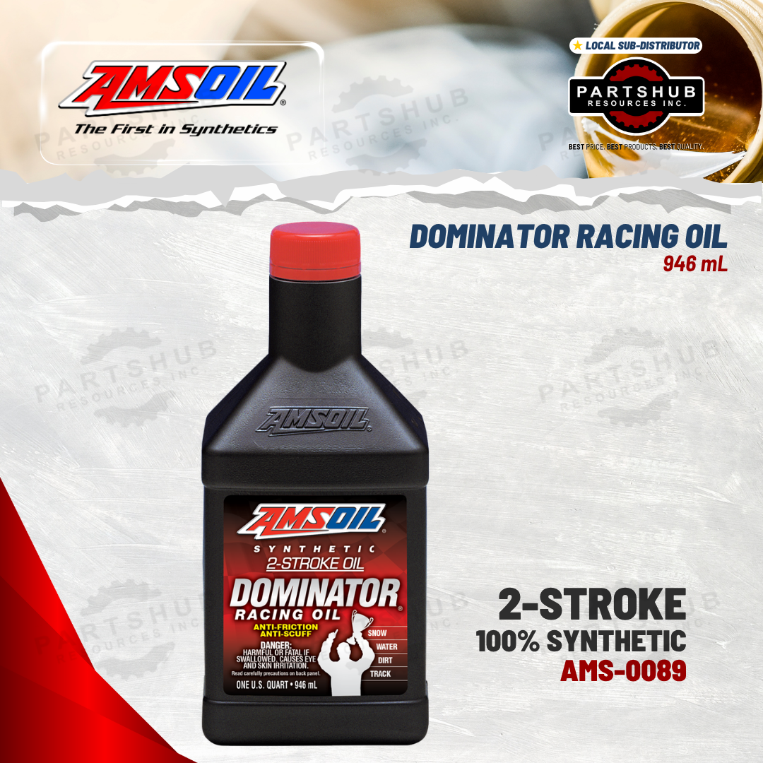 AMSOIL DOMINATOR SYNTHETIC 2-STROKE RACING OIL 946mL